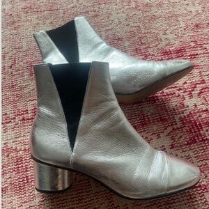 Rebecca Minkoff, Silver Boots, Size 10